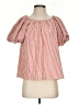 Chenault Red Short Sleeve Blouse Size S - photo 1