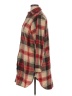 Adora Plaid Brown 3/4 Sleeve Button-Down Shirt Size L - photo 5