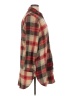 Adora Plaid Brown 3/4 Sleeve Button-Down Shirt Size L - photo 4