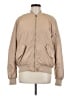 H&M 100% Polyester Solid Tan Jacket Size 8 - photo 1
