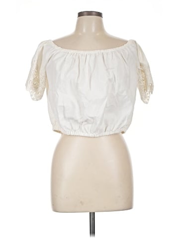 Zara Basic Short Sleeve Blouse (view 1)