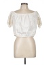 Zara Basic Ivory Short Sleeve Blouse Size L - photo 1