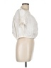 Zara Basic Ivory Short Sleeve Blouse Size L - photo 4