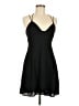 Express 100% Polyester Solid Black Cocktail Dress Size 6 - photo 1