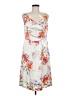 Pendleton 100% Silk Floral White Casual Dress Size 8 - photo 1