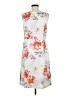 Pendleton 100% Silk Floral White Casual Dress Size 8 - photo 2
