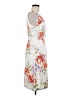 Pendleton 100% Silk Floral White Casual Dress Size 8 - photo 4