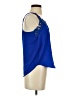 Mine 100% Cotton Blue Sleeveless Blouse Size S - photo 4
