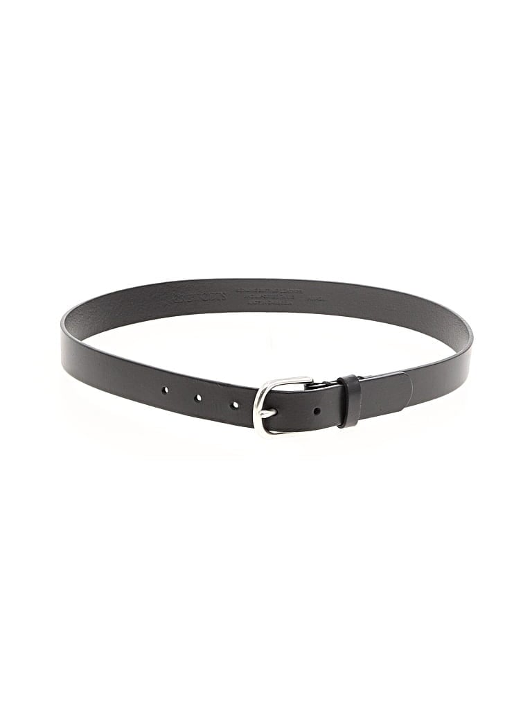 Pre-owned Crewcuts Kids' Leather Belt In Black