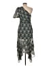 ASTR The Label 100% Polyester Paisley Blue Cocktail Dress Size M - photo 2