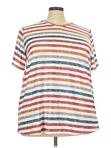 Shein Curve Short Sleeve T-Shirt (view 1)