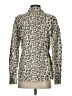 Velvet 100% Cotton Animal Print Silver Jacket Size S - photo 2