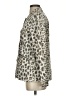 Velvet 100% Cotton Animal Print Silver Jacket Size S - photo 5