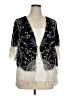 Kindred 100% Rayon Black Kimono Size 1X - photo 1