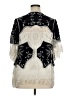 Kindred 100% Rayon Black Kimono Size 1X - photo 2