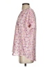 Pleione 100% Polyester Floral Pink Short Sleeve Blouse Size S - photo 5