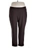 Woman Within Solid Brown Active Pants Size 22W - photo 1