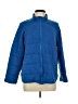 J.Jill Solid Blue Jacket Size L - photo 1
