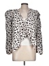 Atmosphere 100% Viscose Animal Print Ivory Blazer Size 12 - photo 1