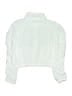 Active by Old Navy 100% Polyester White Track Jacket Size 10 - 12 - photo 2