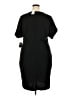 Ashley Stewart Solid Black Casual Dress Size 2X Plus - photo 2