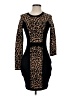 Milly Animal Print Black Cocktail Dress Size S - photo 1