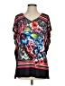 Rafaella Black Short Sleeve Blouse Size S - photo 1