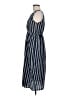 Temt 100% Polyester Stripes Blue Casual Dress Size 8 - photo 5