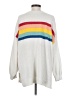 American Eagle Outfitters 100% Polyester Color Block White Pullover Sweater Size XS - photo 2