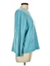 Studio Works Teal Long Sleeve Top Size L - photo 4