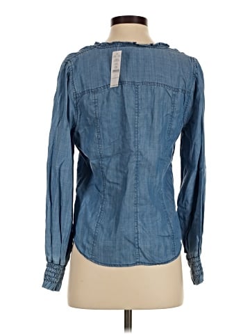 White House Black Market Long Sleeve Blouse (view 2)