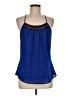 Studio Y 100% Polyester Blue Sleeveless Blouse Size M - photo 1