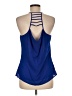 Studio Y 100% Polyester Blue Sleeveless Blouse Size M - photo 2