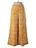 Busayo Collective Polka Dots Yellow Casual Pants Size 4 - photo 1