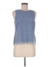 J.Crew 100% Cotton Blue Sleeveless Blouse Size 8 (petite) - photo 1
