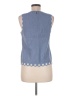 J.Crew 100% Cotton Blue Sleeveless Blouse Size 8 (petite) - photo 2