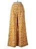 Busayo Collective Polka Dots Yellow Casual Pants Size 4 - photo 2