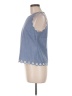 J.Crew 100% Cotton Blue Sleeveless Blouse Size 8 (petite) - photo 5