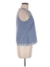 J.Crew 100% Cotton Blue Sleeveless Blouse Size 8 (petite) - photo 4