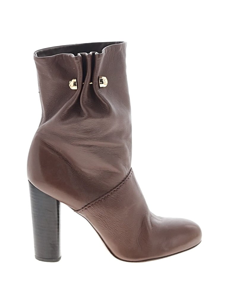 Pre-owned Tory Burch Boots In Brown