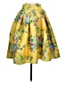 ASOS Print Yellow Formal Skirt Size 4 - photo 1