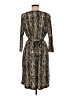 212 Collection Animal Print Tan Cocktail Dress Size M - photo 2