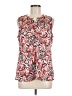 Etcetera 100% Polyester Red Sleeveless Blouse Size 6 - photo 1