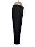 Lands' End Solid Black Track Pants Size 12 - photo 4
