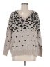 John & Jenn 100% Polyester Animal Print Gray Pullover Sweater Size M - photo 1