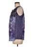 One World 100% Polyester Purple Sleeveless Blouse Size M - photo 5