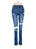 Wax Jean Hearts Blue Jeans Size 7 - photo 1