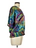Rampage 100% Polyester Blue Teal 3/4 Sleeve Blouse Size L - photo 4
