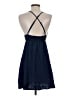 Unbranded 100% Polyester Solid Blue Cocktail Dress Size XS - photo 2