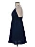Unbranded 100% Polyester Solid Blue Cocktail Dress Size XS - photo 5